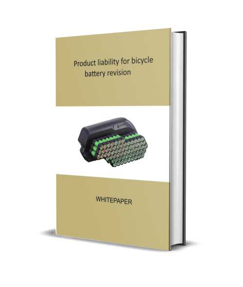 Product liability for bicycle battery revision | Engineering Spirit BV
